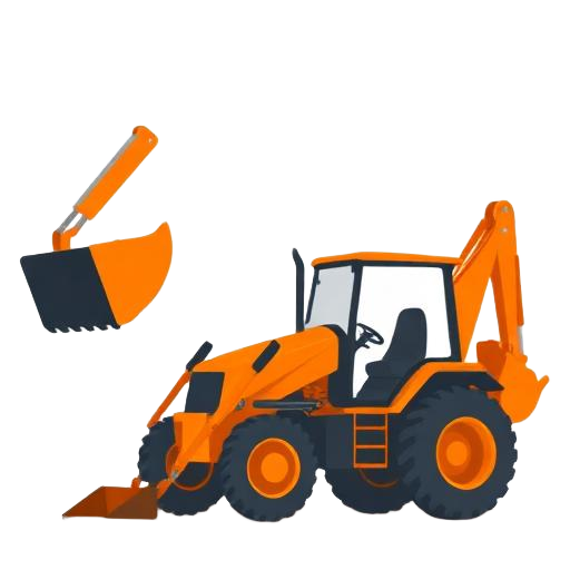 Backhoes illustration
